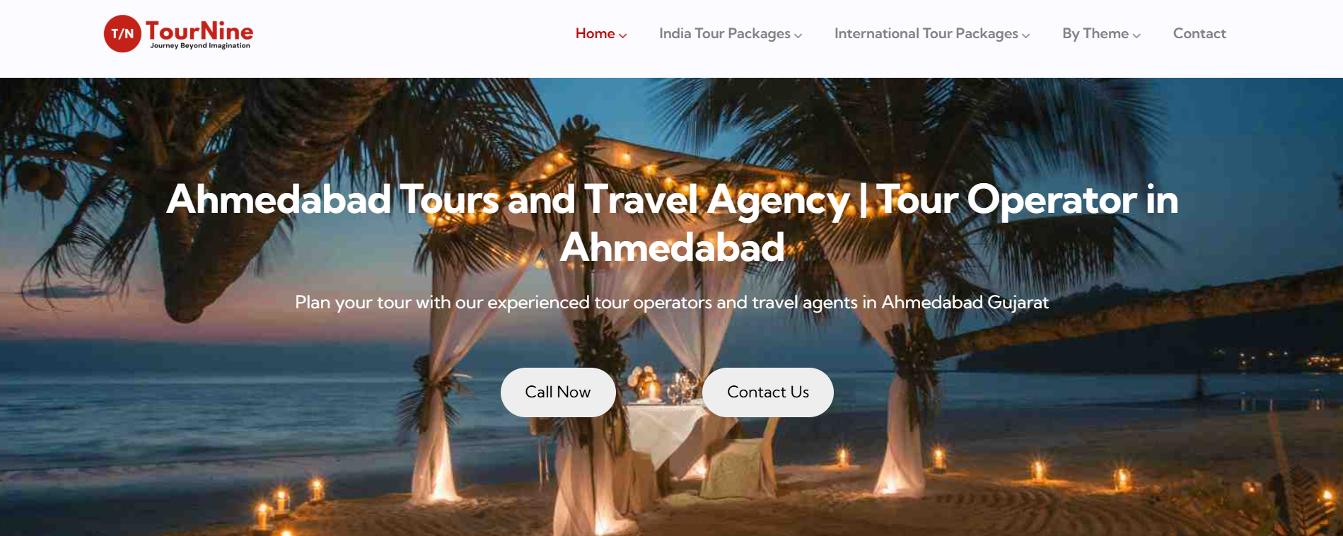Ahmedabad Based Travel Agency Website Development Project