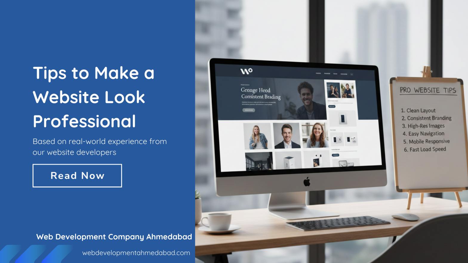 tips to make your website look professional