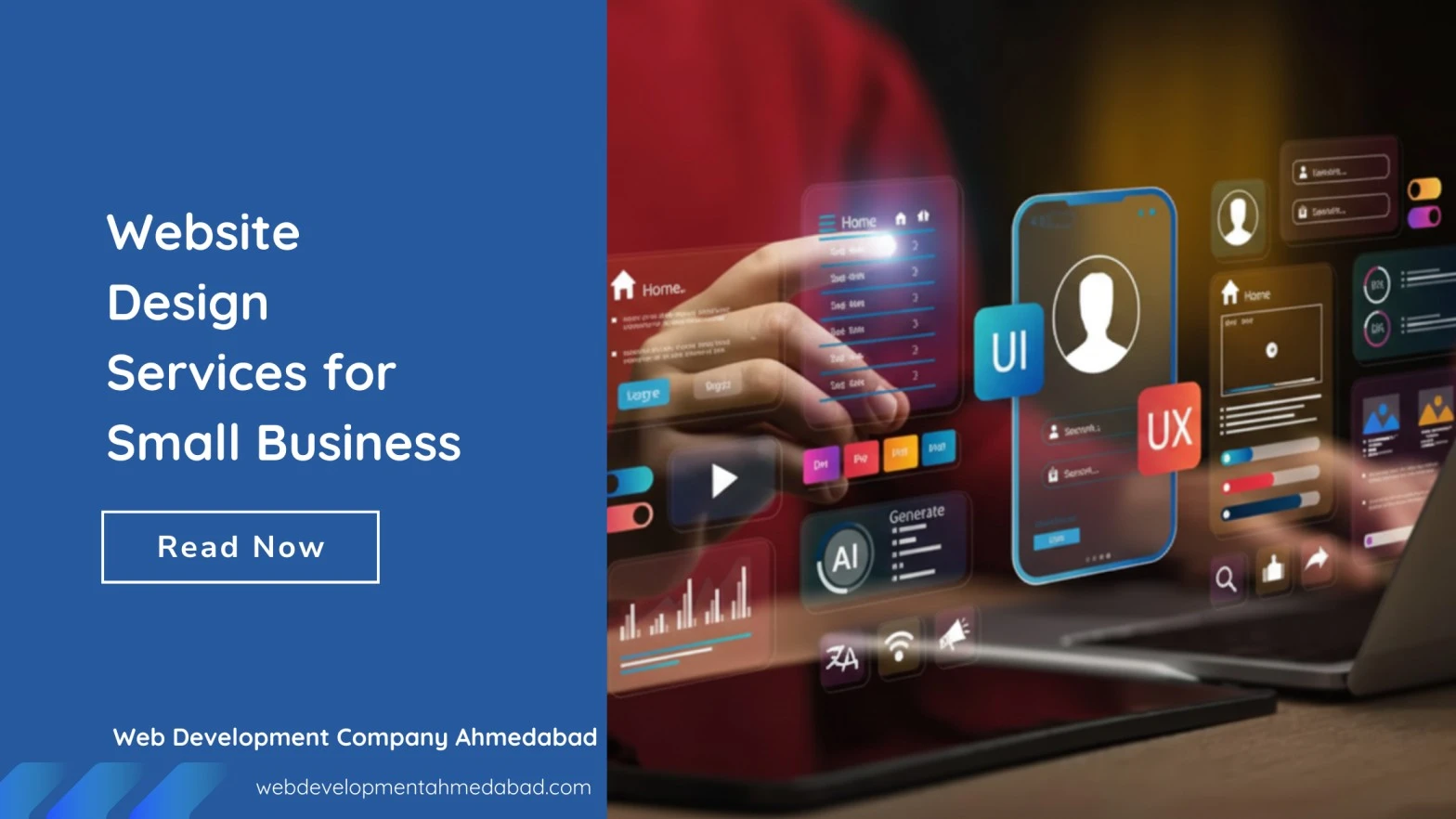 Web design services for small business in Ahmedabad India