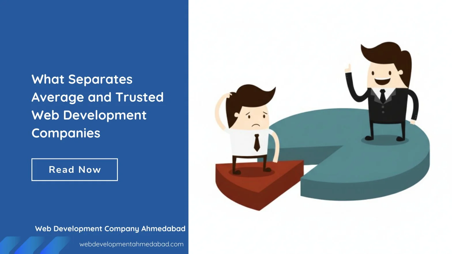 what separates average and trusted web development companies in Ahmedabad