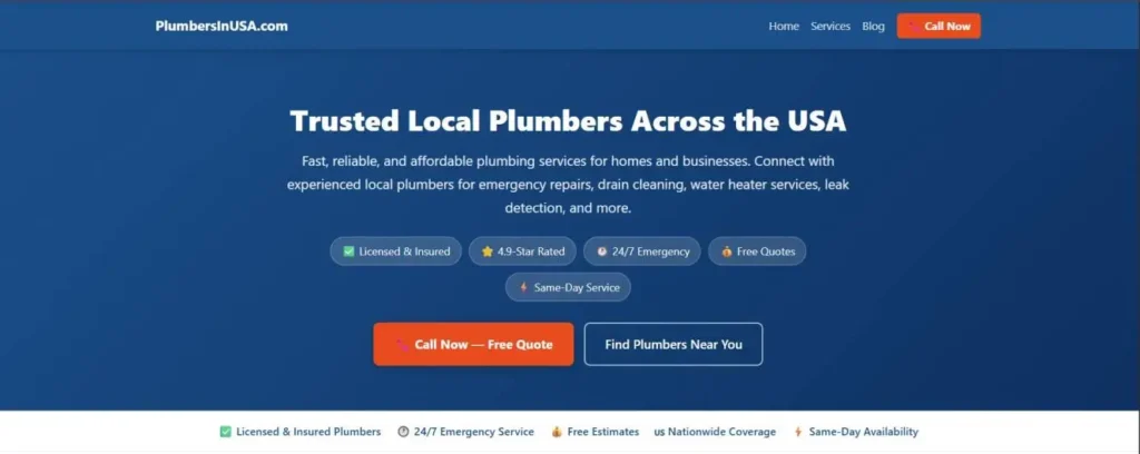 Plumbersinusa.com Case Study